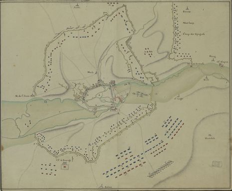 Explication du plan de la ville de Valenciennes, de ses fortifications intérieures et extérieures, et du siège fait par l’armée de France sous la conduite des maréchaux de Turenne et La Ferté